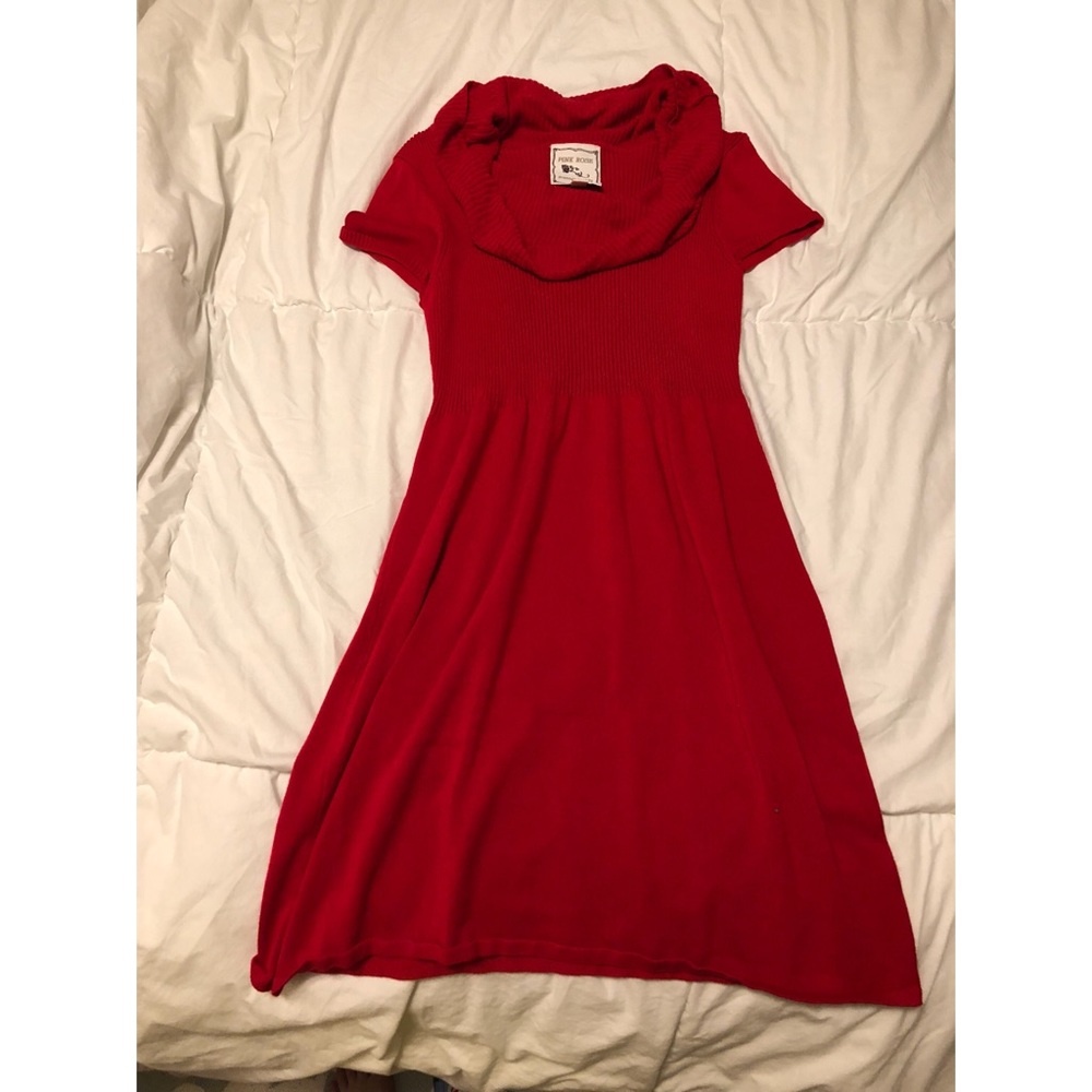 Red Sweater Dress